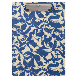 Carpeta De Pinza Pigeons in white and blue Rijksmuseum Amsterdam