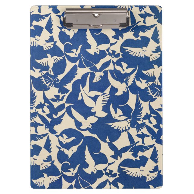 Carpeta De Pinza Pigeons in white and blue Rijksmuseum Amsterdam (Anverso)