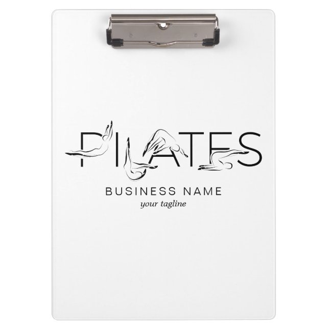 Carpeta De Pinza Pilates Poses en Palabra de Pilates (Anverso)