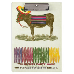 Carpeta De Pinza Pin the tail on the Donkey