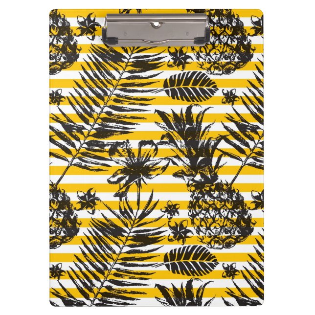Carpeta De Pinza Piñas dibujadas mano (Anverso)