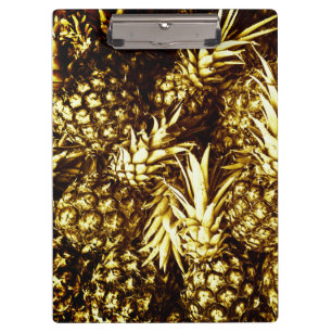 Carpeta De Pinza Piñas doradas de lujo