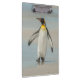 Carpeta De Pinza Pingüino que camina en la playa (Derecha)