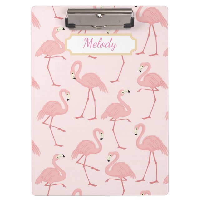 Carpeta De Pinza Pink Flamingo Bliss (Anverso)