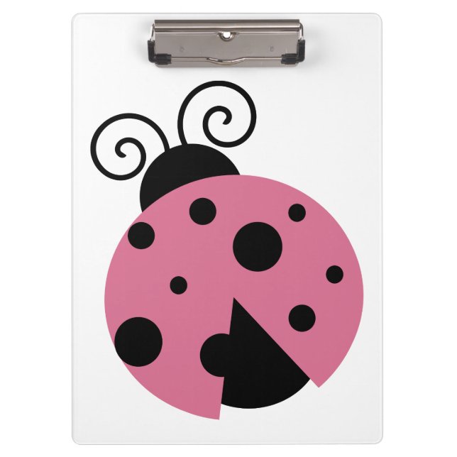 Carpeta De Pinza Pink Ladybug (Anverso)
