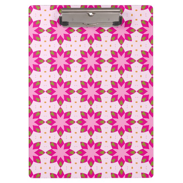 Carpeta De Pinza Pink Petal Mosaic pattern (Anverso)