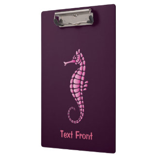 Carpeta De Pinza Pink Seahorse