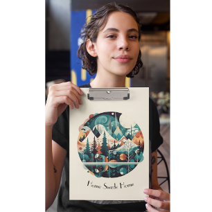 Carpeta De Pinza Pinos y picos nórdicos, personalizado