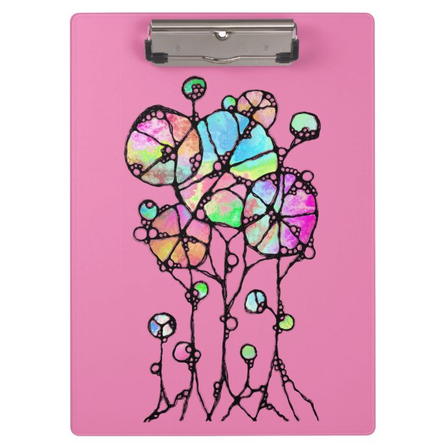 Carpeta De Pinza Pintado manual - Resumen de grupo de árbol 3 + 4 (Anverso)