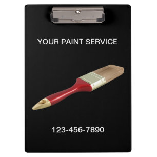 Carpeta De Pinza Pinte el tablero del personalizado del servicio