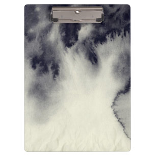 Carpeta De Pinza Pintura abstracta de la tinta en textura del papel