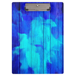 Carpeta De Pinza Pintura abstracta de madera de época #4