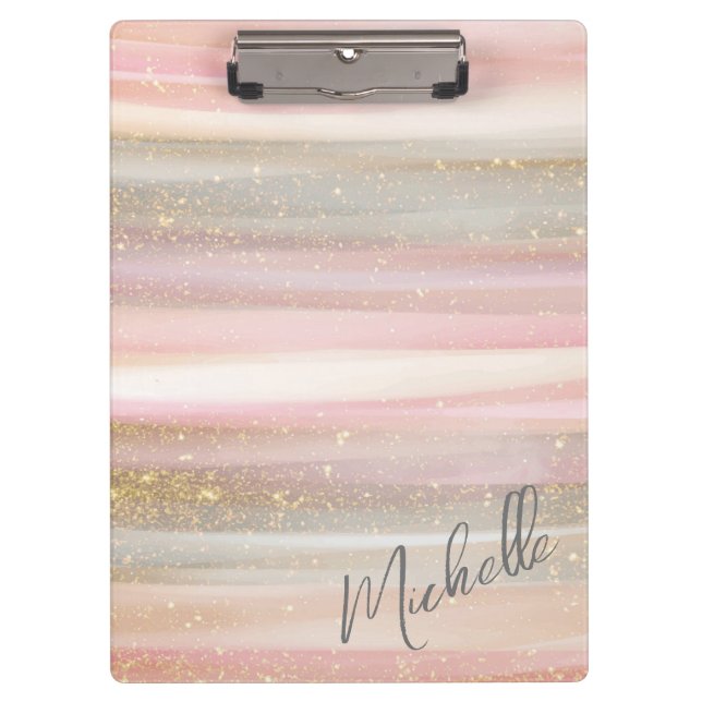 Carpeta De Pinza Pintura abstracta moderna con Purpurina (Anverso)