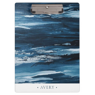 Carpeta De Pinza Pintura abstracta moderna personalizada
