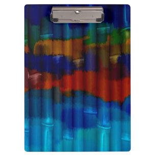 Carpeta De Pinza Pintura acrílica de bambú 2