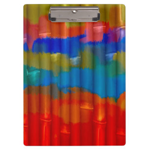 Carpeta De Pinza Pintura acrílica de bambú 3