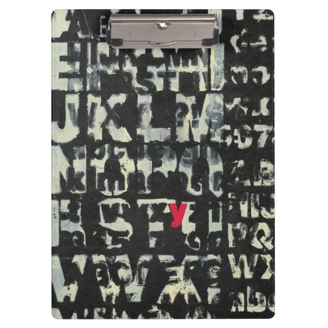 Carpeta De Pinza Pintura de alfabeto de Norman Wyatt (Anverso)