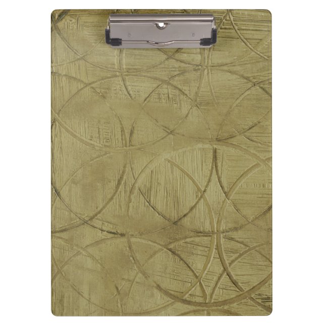 Carpeta De Pinza Pintura de círculos vinculados de Jennifer Goldber (Anverso)