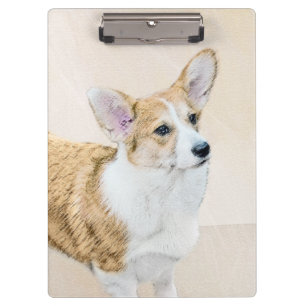 Carpeta De Pinza Pintura de Corgi galés de Pembroke - Arte Perro Or