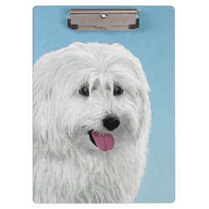 Carpeta De Pinza Pintura de perro de Lowland polaco - Ar de perro o