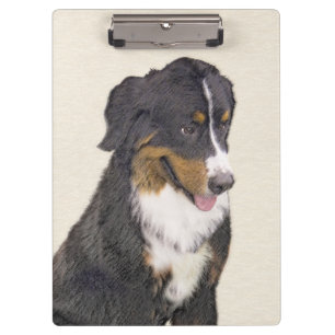 Carpeta De Pinza Pintura de perro de montaña de Bernese - Arte de p