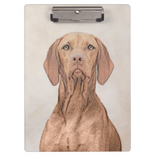 Carpeta De Pinza Pintura de Vizsla - Arte Perro Original.