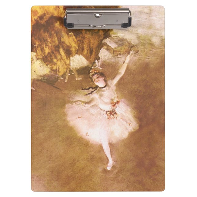 Carpeta De Pinza Pintura estelar de bailarina de ballet Degas (Anverso)