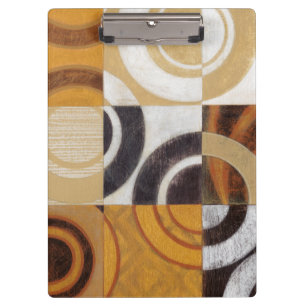 Carpeta De Pinza Pintura moderna con los modelos circulares