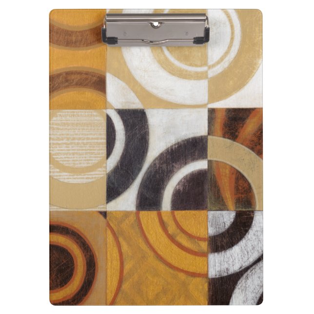 Carpeta De Pinza Pintura moderna con los modelos circulares (Anverso)