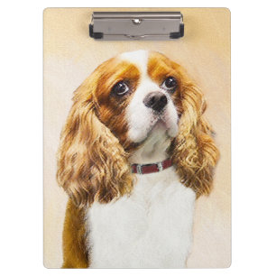 Carpeta De Pinza Pintura original del Cavalier King Charles Spaniel