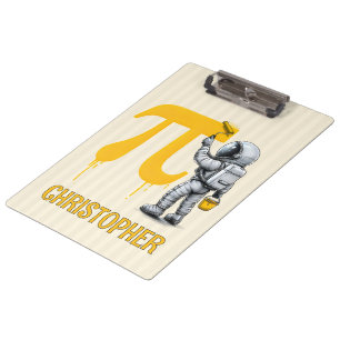 Carpeta De Pinza Pintura personalizada de astronauta genial símbolo