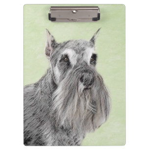Carpeta De Pinza Pintura Schnauzer (gigante, estándar) - Arte de pe
