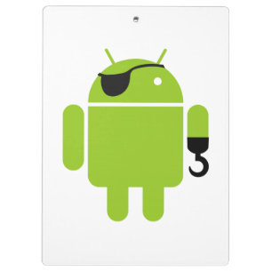 Carpeta De Pinza Pirata poderoso del robot androide