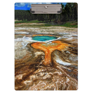 Carpeta De Pinza Piscina la termal de Yellowstone