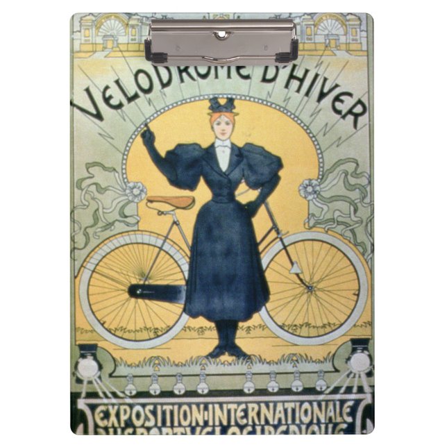 Carpeta De Pinza "Pista de Carreras del ciclo del invierno", objeto (Anverso)