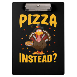 Carpeta De Pinza Pizza de Acción de Gracias en cambio
