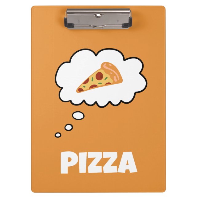 Carpeta De Pinza Pizza Thought Bubble (Anverso)