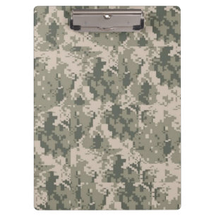 Carpeta De Pinza Placa de clip de patrón digital ACU Camo Camouflin
