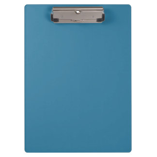 Carpeta De Pinza Placa de clip de Personalizado azul astral sólido