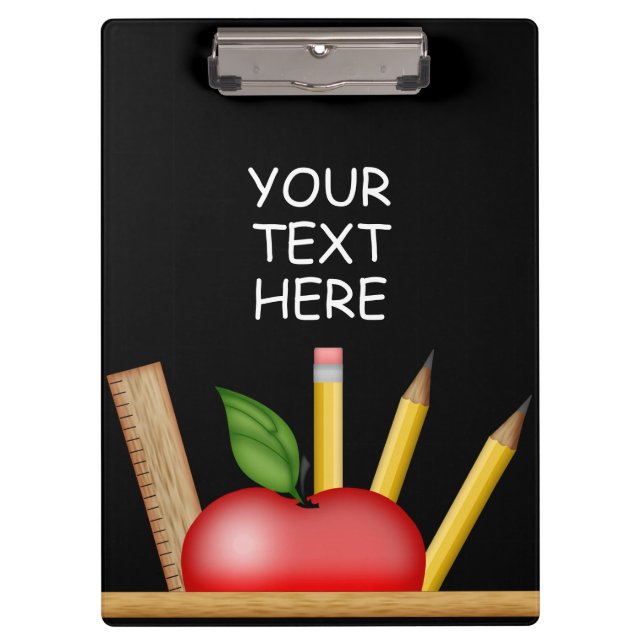 Carpeta De Pinza Placa de clip para Personalizado Apple del profeso (Anverso)
