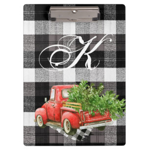 Carpeta De Pinza Placa de clip personalizada XMAS Truco de búfalo B
