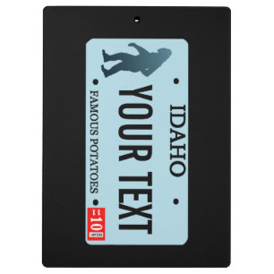 Carpeta De Pinza Placa de licencia de Idaho Sasquatch