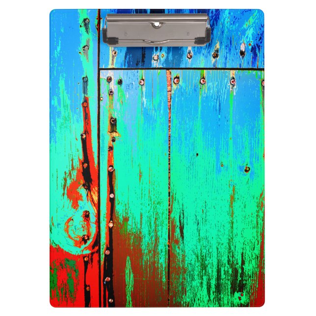 Carpeta De Pinza Placa de madera pintada (Anverso)