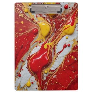 Carpeta De Pinza Placa de pintura artística en mármol