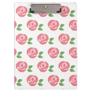 Carpeta De Pinza Placa para clips con Rosas