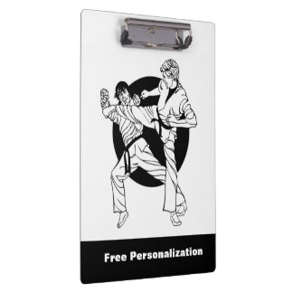 Carpeta De Pinza Placa para clips de artes marciales