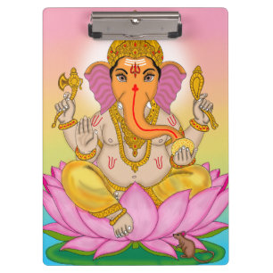 Carpeta De Pinza Placa para clips de Lord Ganesha