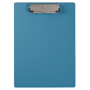Carpeta De Pinza Placa para clips de Personalizado azul astral sól