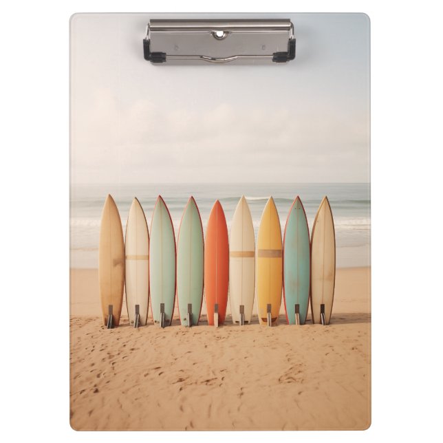 Carpeta De Pinza Placas Vintage Surf (Anverso)