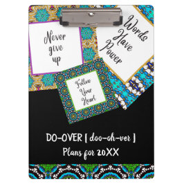 Carpeta De Pinza Planes de seguimiento Inspirador y motivacional de